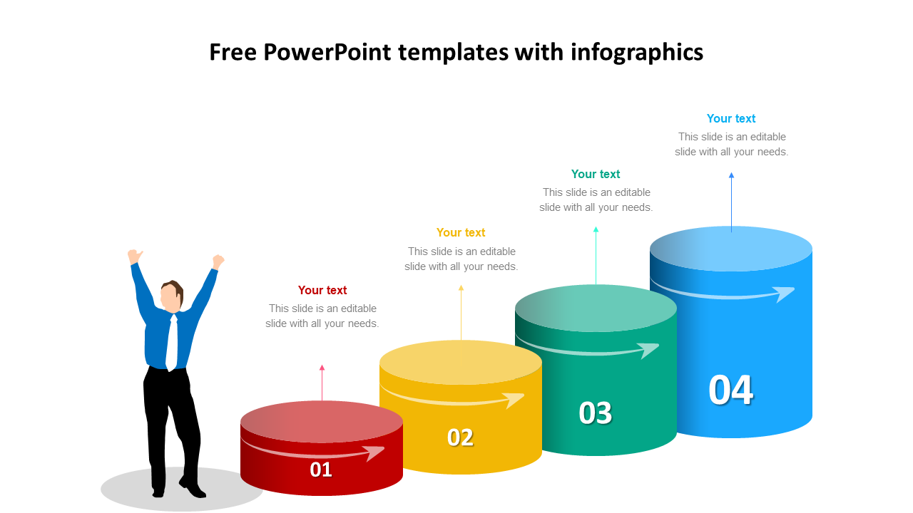 Free - Get Free PowerPoint Templates With Infographics Model